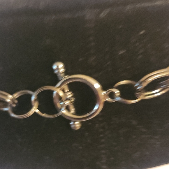 Multicolor Signed Chain Necklace - Picture 4 of 8